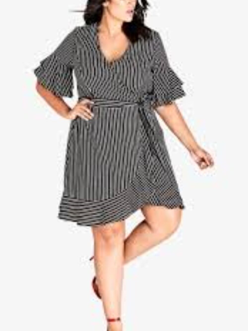 NWT City Chic Wrap Dress
